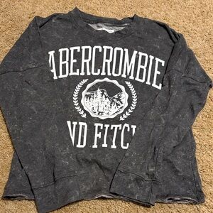 Abercrombie & Fitch Charcoal Graphic Tee